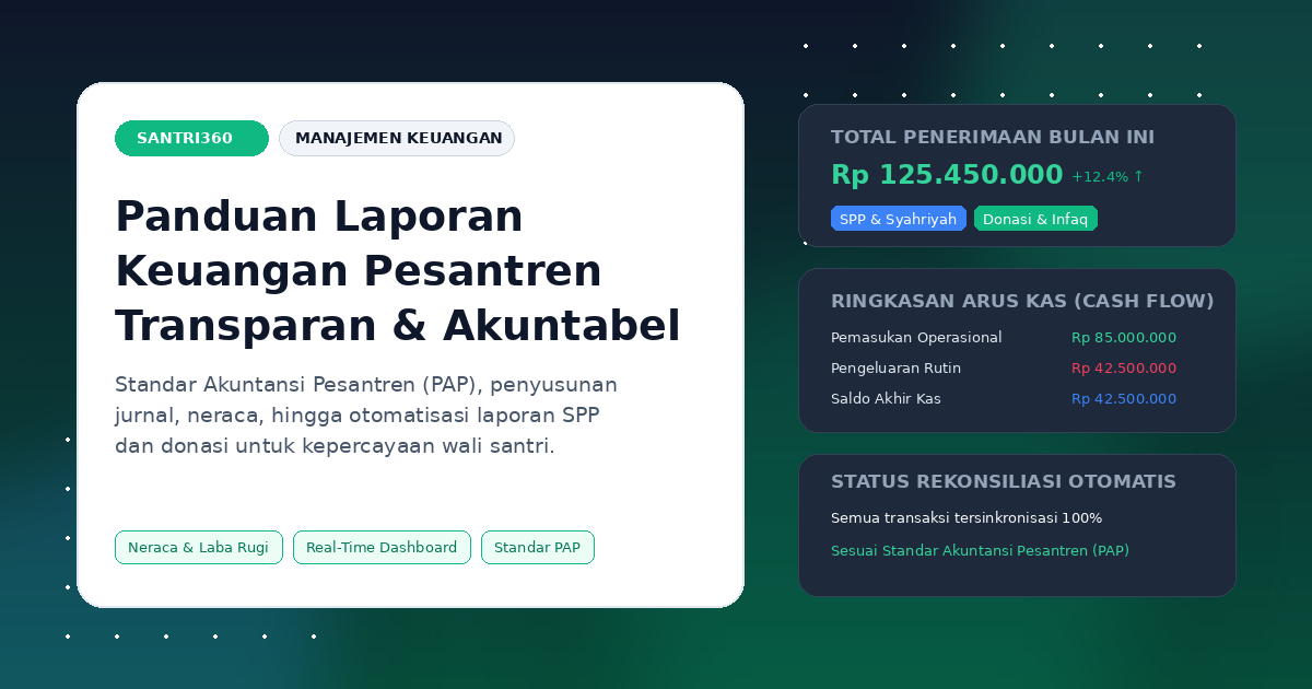 Panduan Menyusun Laporan Keuangan Pesantren yang Transparan dan Akuntabel